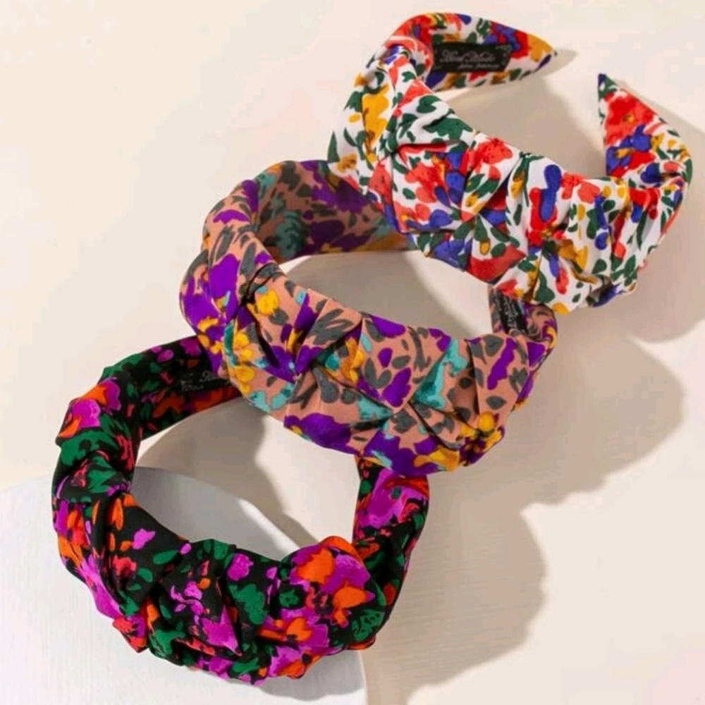 Handmade floral headband set of 3